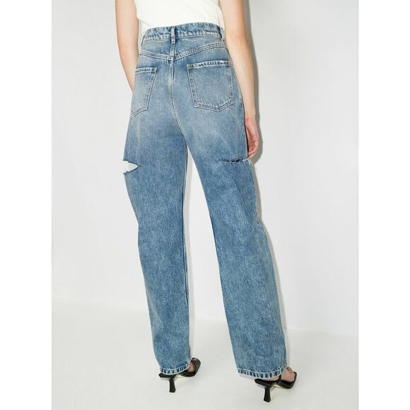 MAISON MARGIELA Distressed Straight-Leg Jeans Blue - 36/4 - Picture 3 of 5
